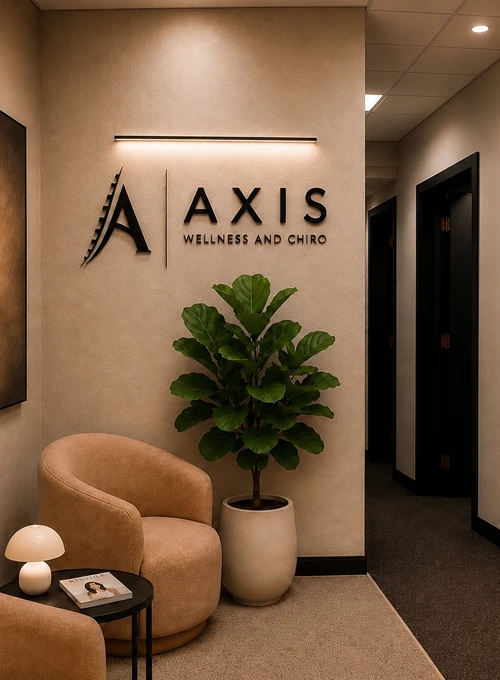 Modern Axis Wellness And Chiro Waiting Room